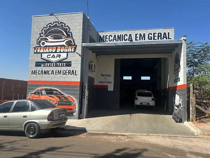 Fachada da oficina mecânica Fabiano Bogre Car em Cedral